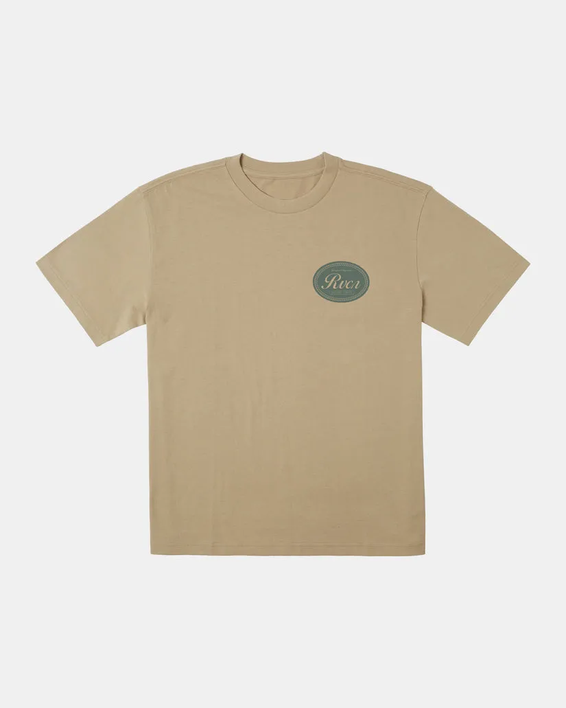 RVCA CLASSIC SEAL TEE - KHAKI sold by Sun Diego Boardshops product image thumbnail 2