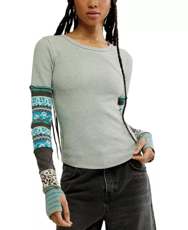 Free People We The Free All In Cuff - HEATHER GREY COMBO sold by Sun Diego Boardshops