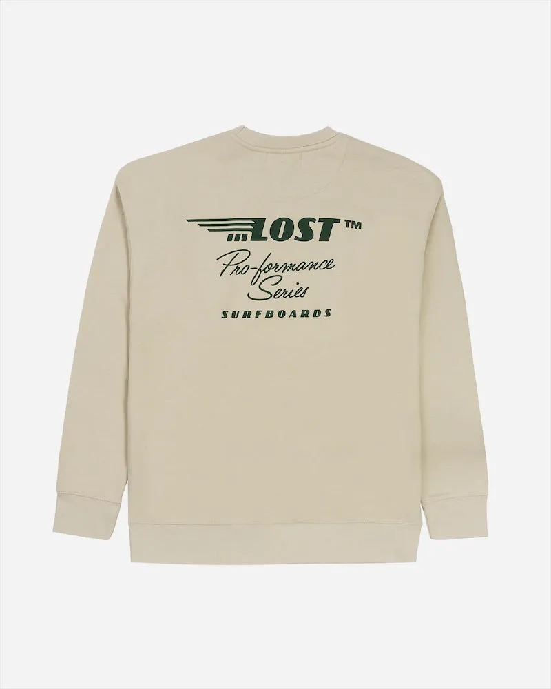 Lost ENTERPRISES Pro-formance Crewneck - BONE sold by Sun Diego Boardshops
