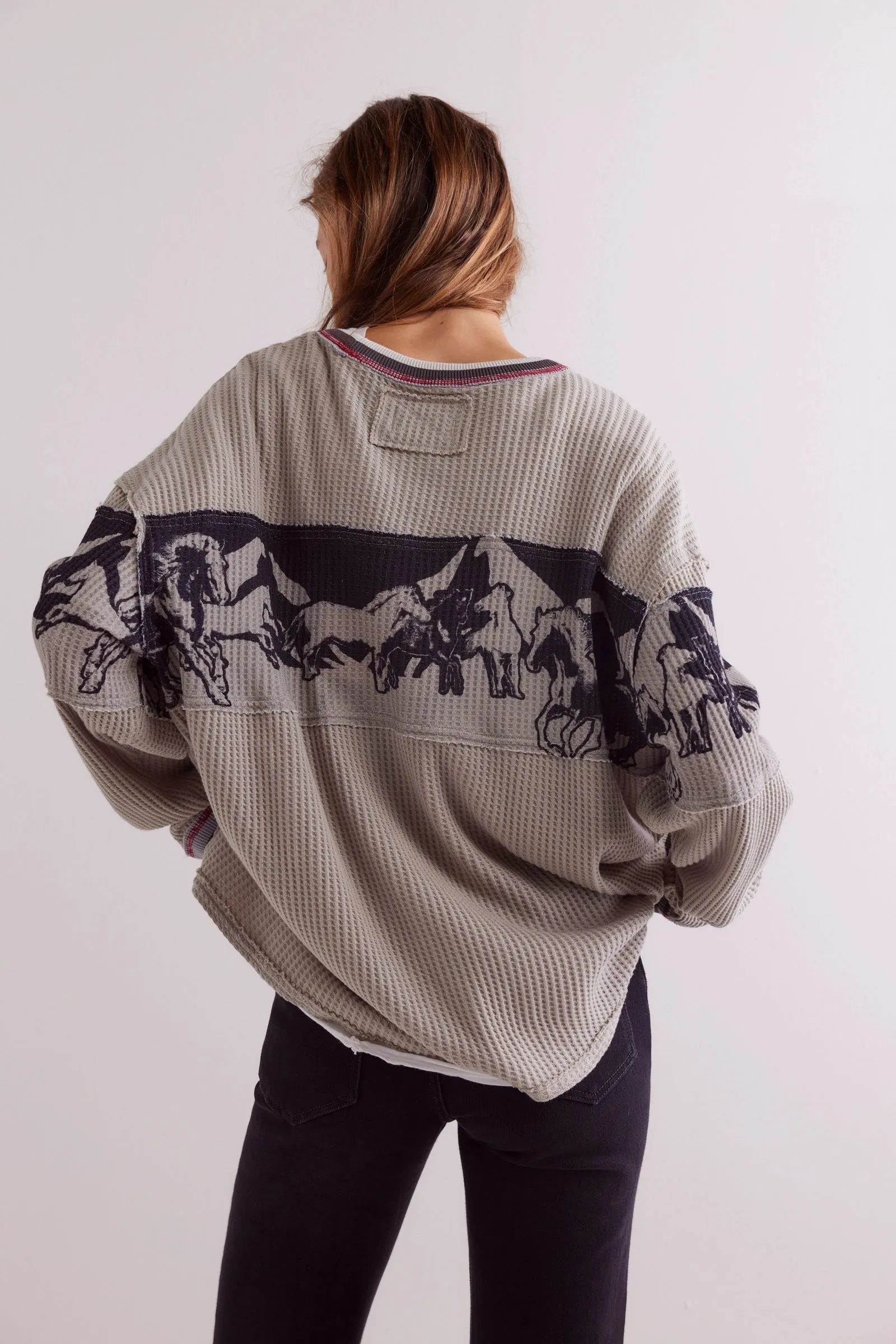 Free People Big Sky Graphic Tee - GREY sold by Sun Diego Boardshops product image thumbnail 2