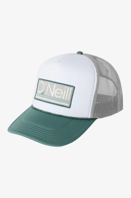 O'Neill Arlie Patch Trucker Hat - SILVER PINE sold by Sun Diego Boardshops