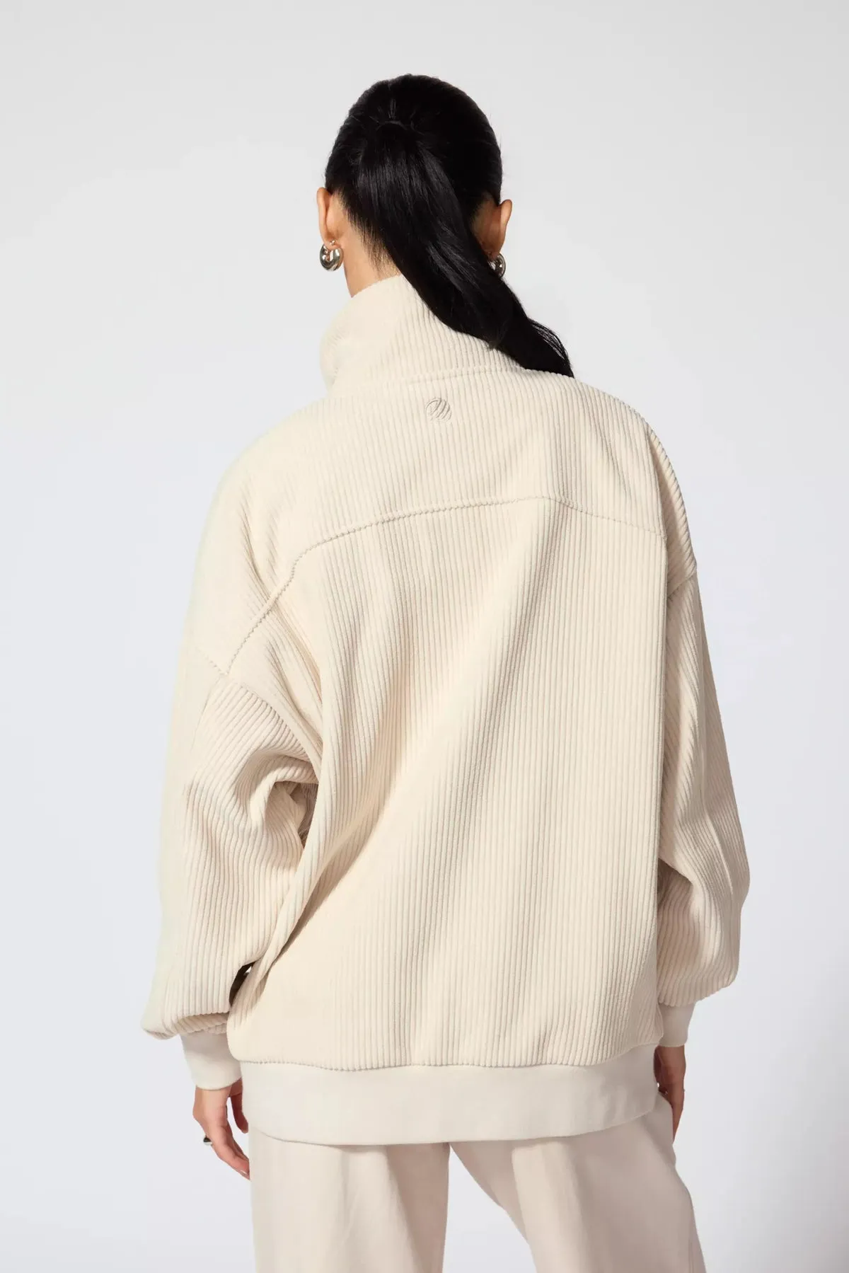 MPG Sport Women Aura Oversized Jacket - STONE sold by Sun Diego Boardshops product image thumbnail 2