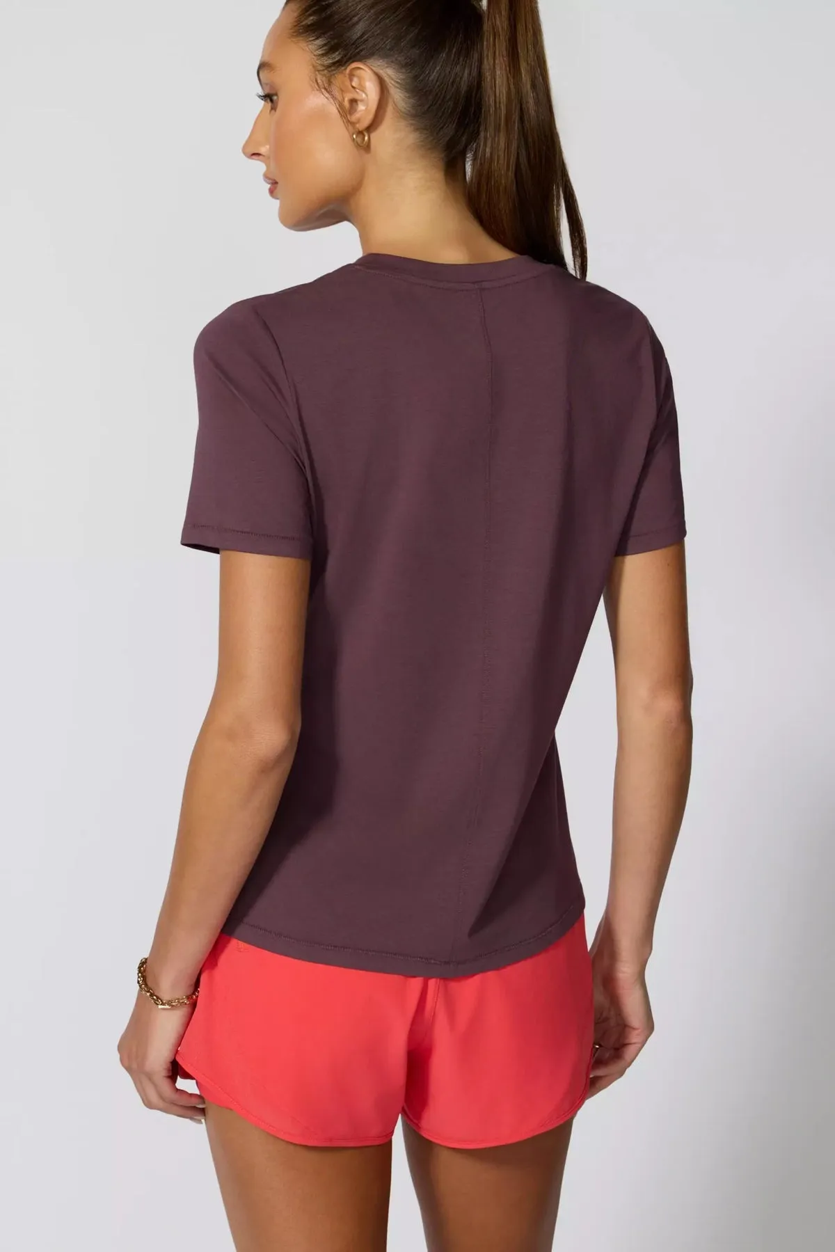 MPG Sport Women Pima Cotton Classic Fit Tee - HUCKLEBERRY sold by Sun Diego Boardshops product image thumbnail 2