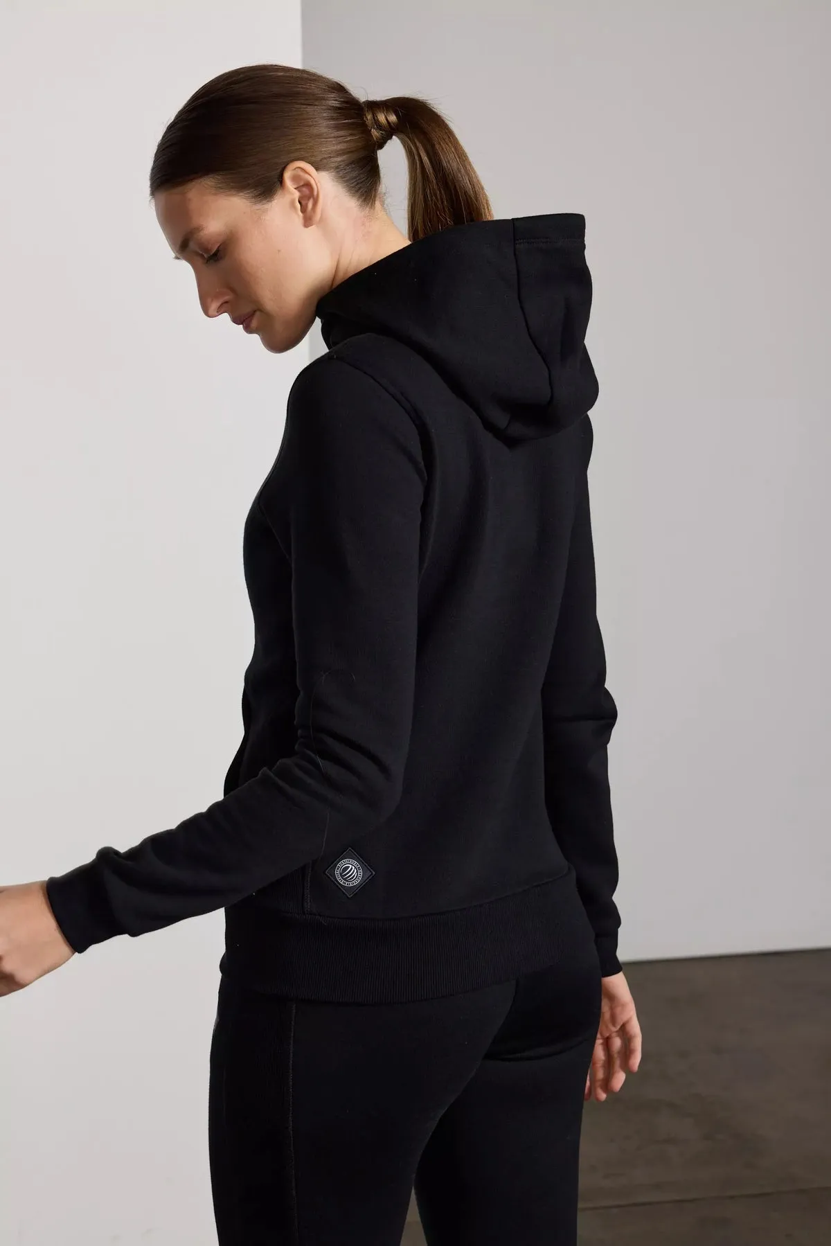 MPG Sport Women Comfort Fleece Zip-Up Hoodie - BLACK sold by Sun Diego Boardshops product image thumbnail 2