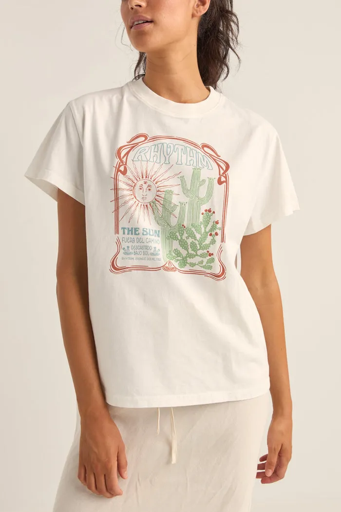 Rhythm Del Camino Band T-Shirt - WHITE sold by Sun Diego Boardshops