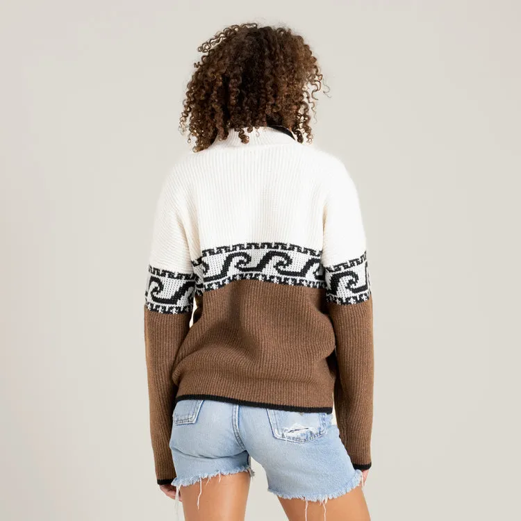 Roark Fjord Sweater - SADDLE sold by Sun Diego Boardshops product image thumbnail 3