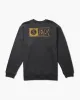 Salty Crew Sketchy Alpha Crew Fleece - CHARCOAL sold by Sun Diego Boardshops