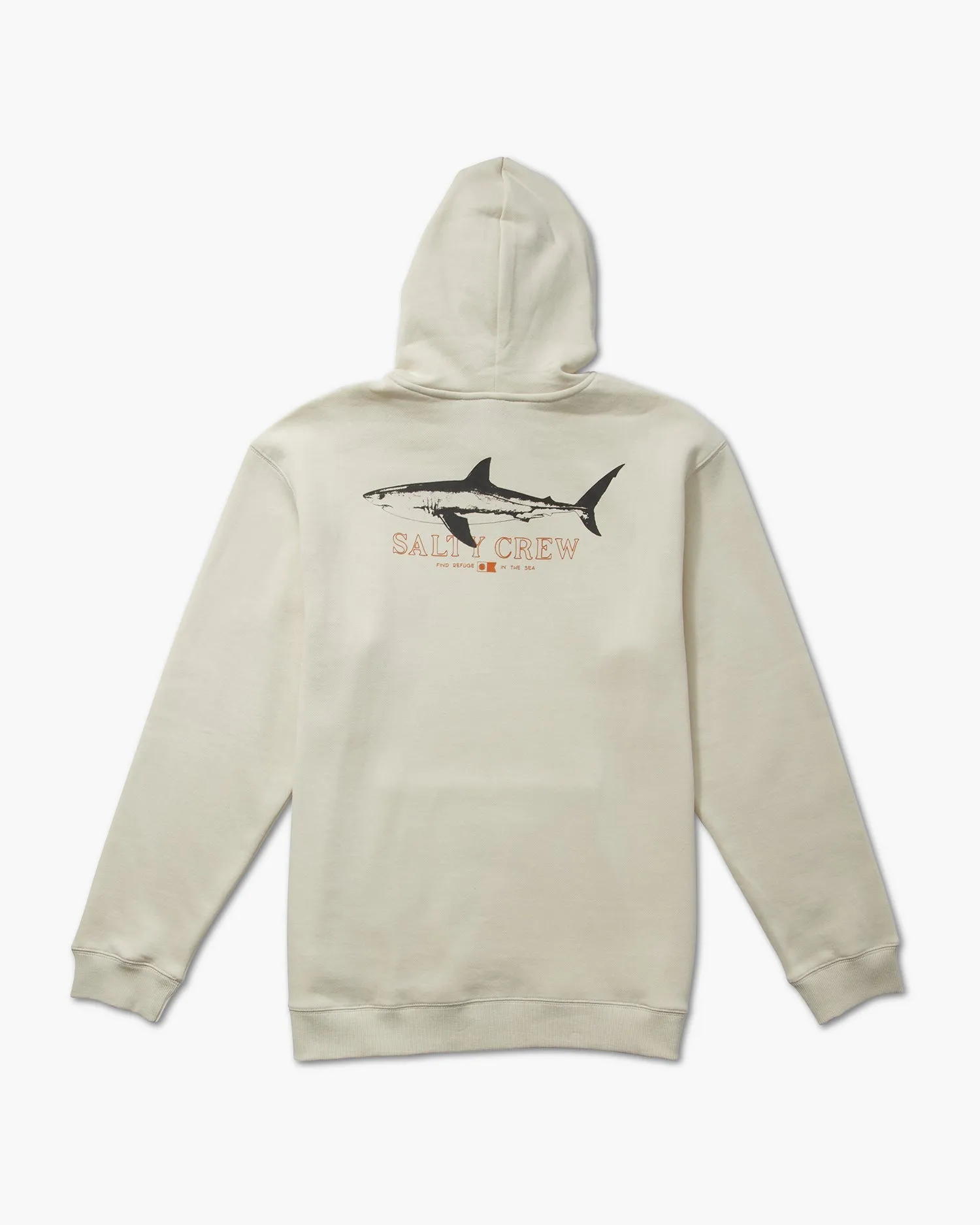 Salty Crew Brother Bruce Hood Fleece - BONE sold by Sun Diego Boardshops