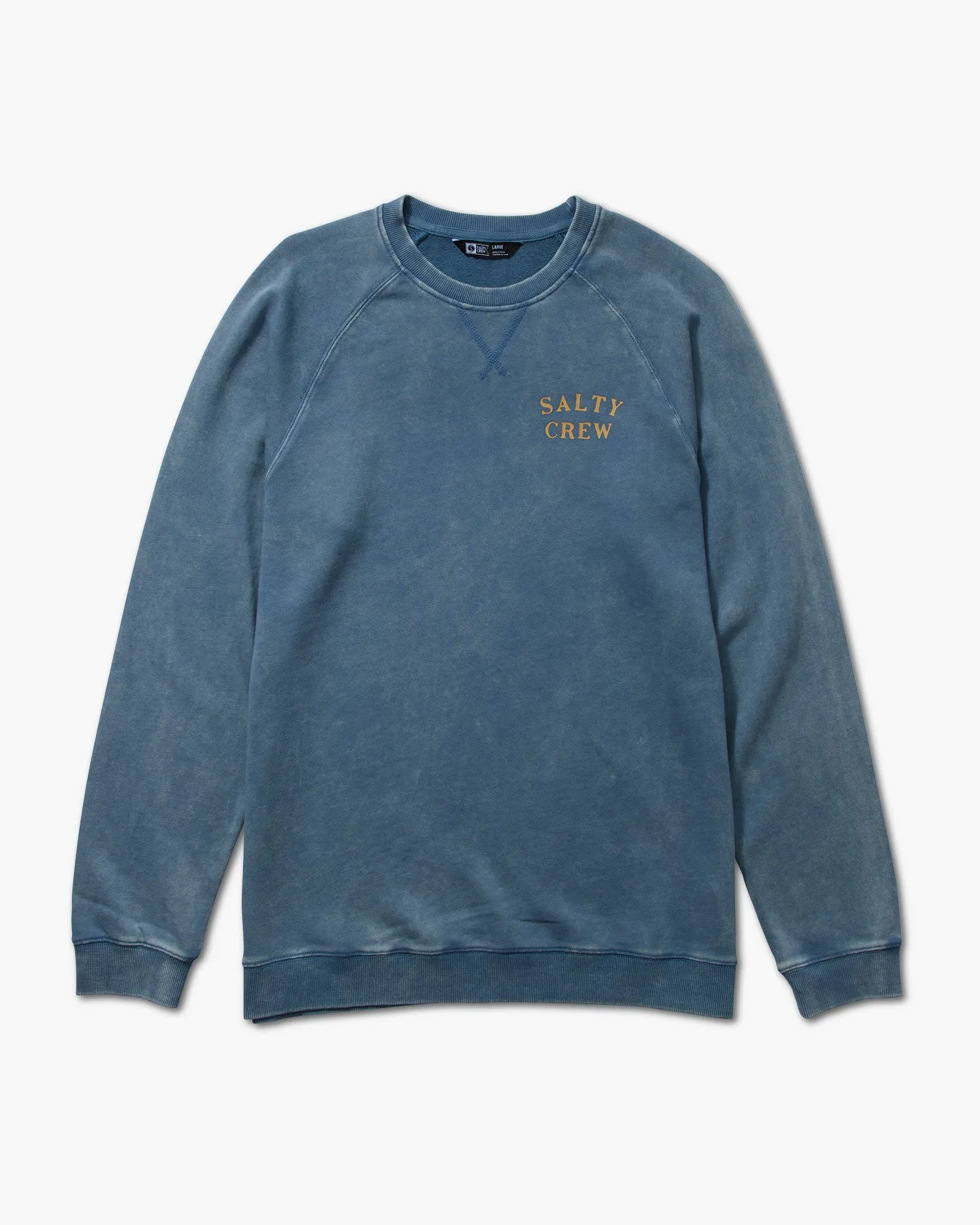 Salty Crew Steadfast Crew Fleece - SLATE sold by Sun Diego Boardshops product image thumbnail 2