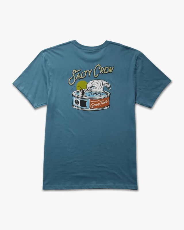 Salty Crew Tuna Can S/S Premium Tee - SLATE sold by Sun Diego Boardshops