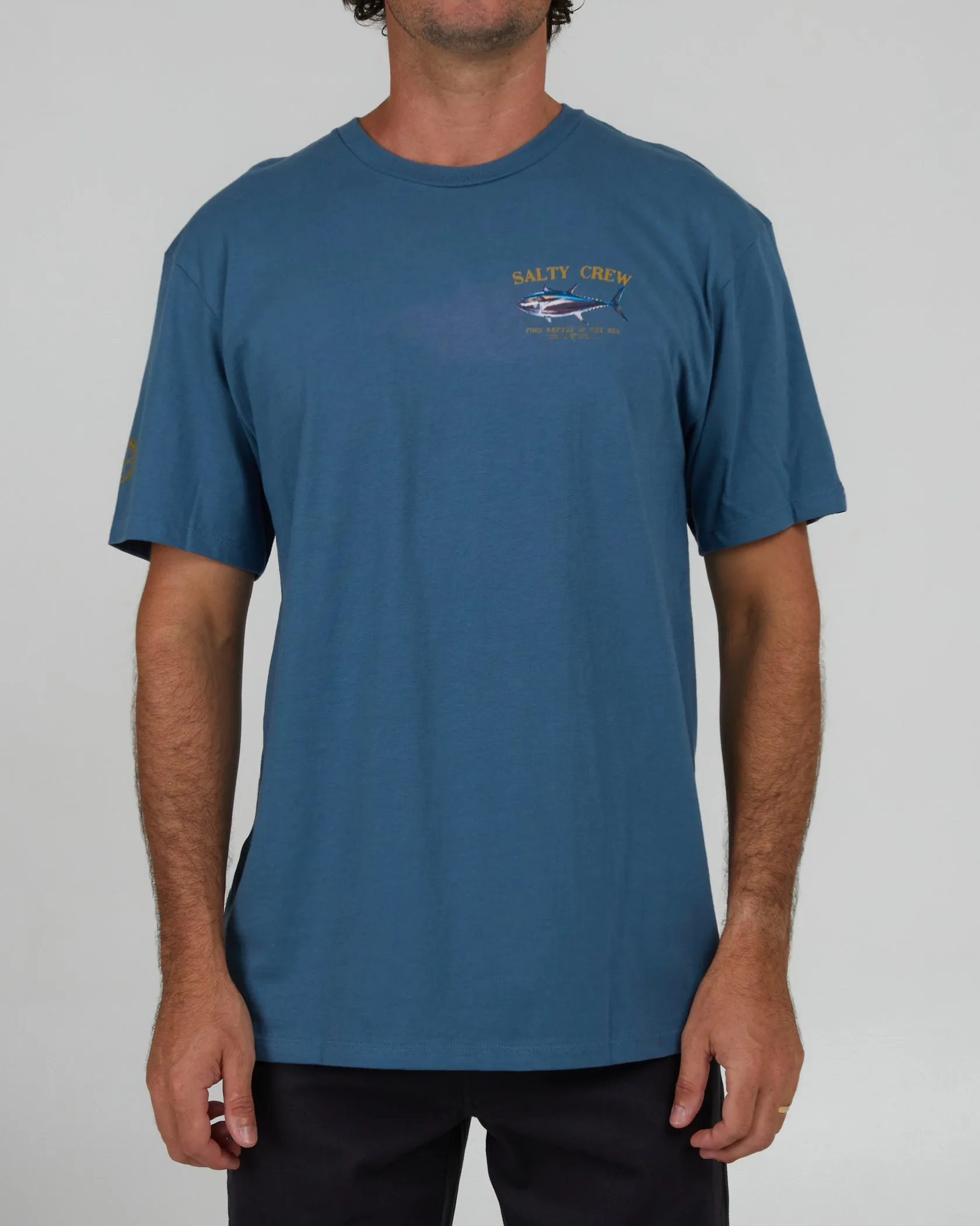 Salty Crew Big Blue S/S Premium Tee - SLATE sold by Sun Diego Boardshops product image thumbnail 2
