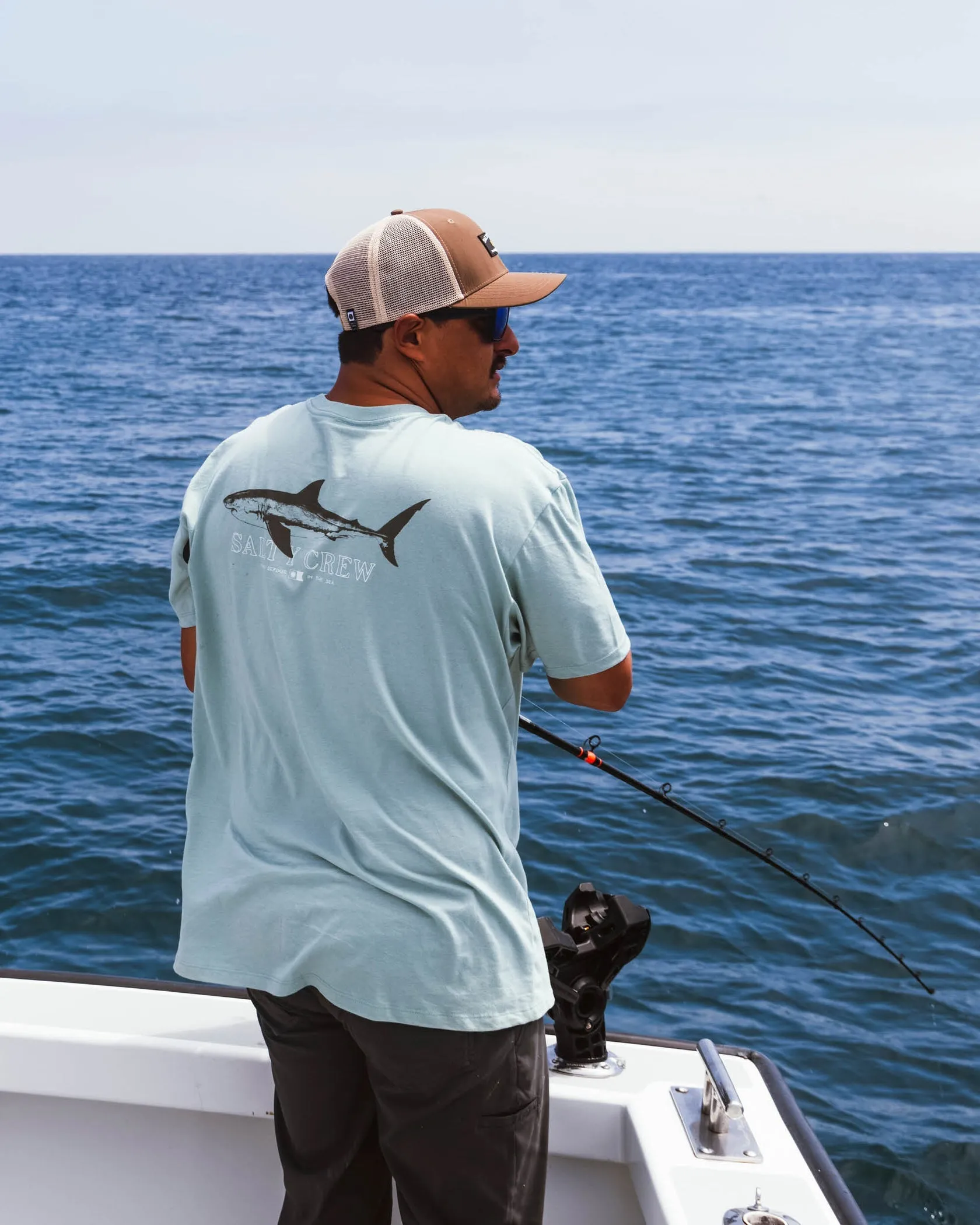 Salty Crew Bruce S/S Premium Tee - MACKEREL sold by Sun Diego Boardshops