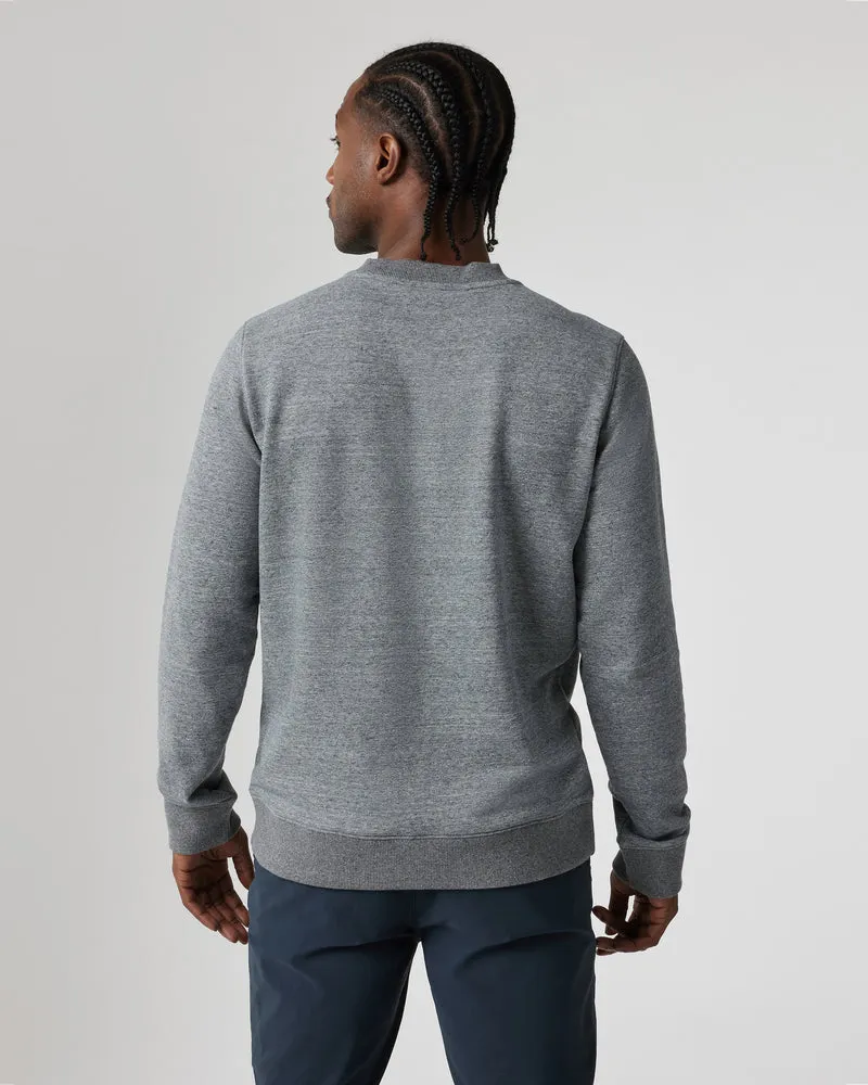 VUORI Cypress Crew - HEATHER GREY sold by Sun Diego Boardshops product image thumbnail 2