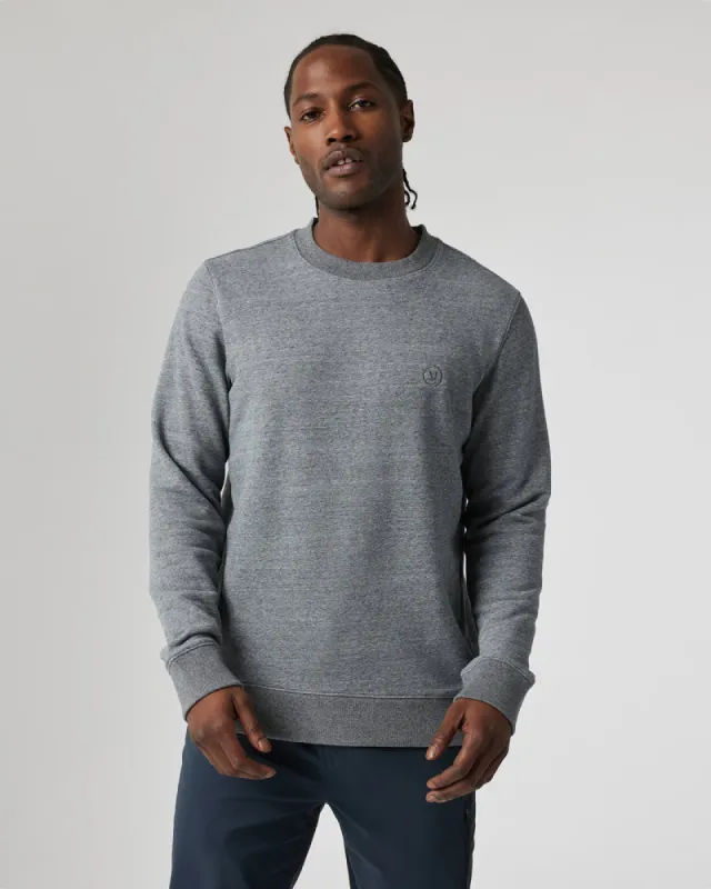 VUORI Cypress Crew - HEATHER GREY made by Vuori
