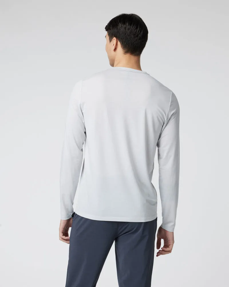 VUORI Long Sleeve Current Tech Tee - FROST GREY sold by Sun Diego Boardshops product image thumbnail 2
