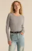 Z-Supply Arlet Thermal Long Sleeve Top - CLASSIC HEATHER GREY sold by Sun Diego Boardshops