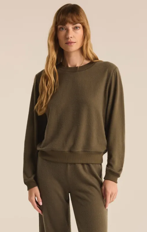 Z-Supply Russel Cozy Pullover - GRAPE LEAF sold by Sun Diego Boardshops