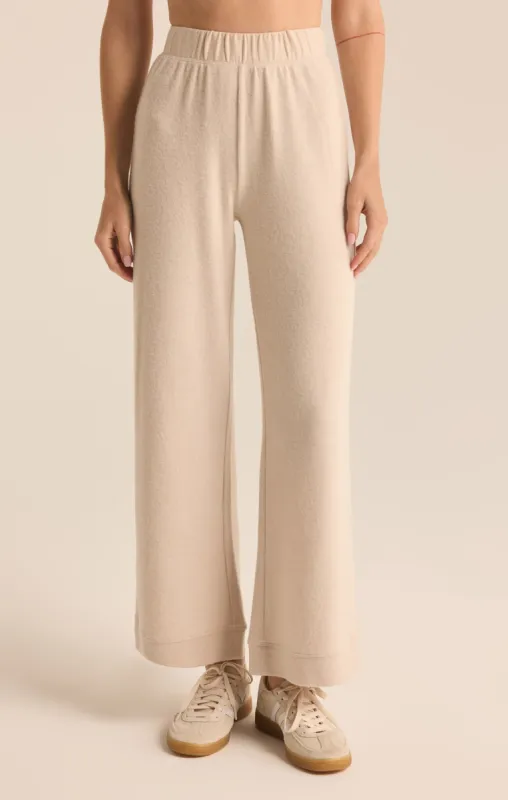 Z-Supply Tessa Cozy Pant - LIGHT OATMEAL HEATHER sold by Sun Diego Boardshops