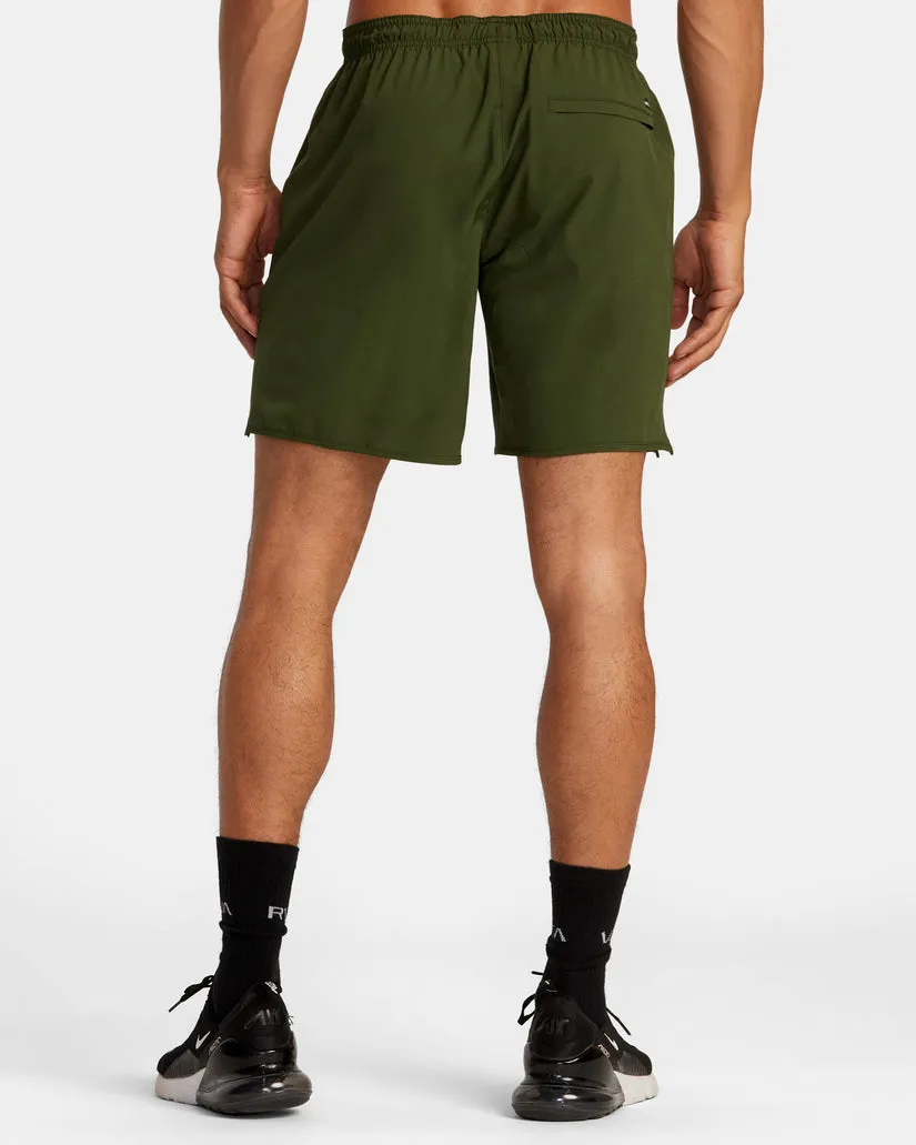 RVCA YOGGER STRETCH 17" ATHLETIC SHORTS - JUNGLE sold by Sun Diego Boardshops product image thumbnail 2