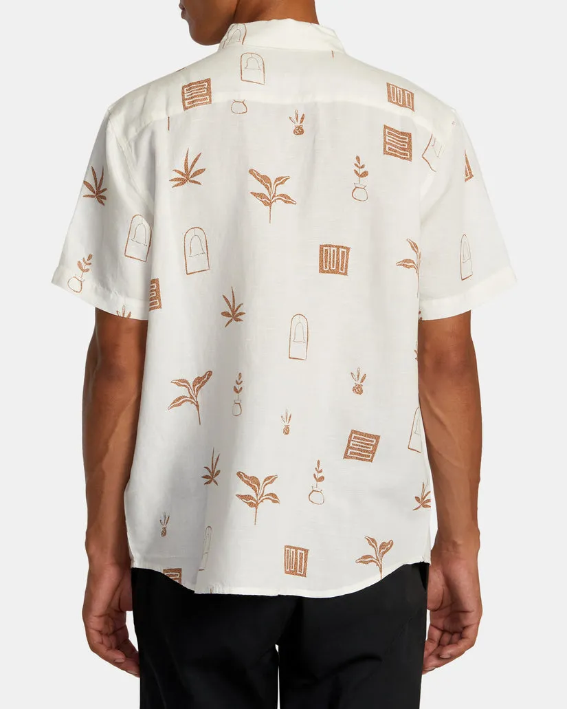 RVCA ARTIFACTS SHORT SLEEVE SHIRT - ECRU sold by Sun Diego Boardshops product image thumbnail 2