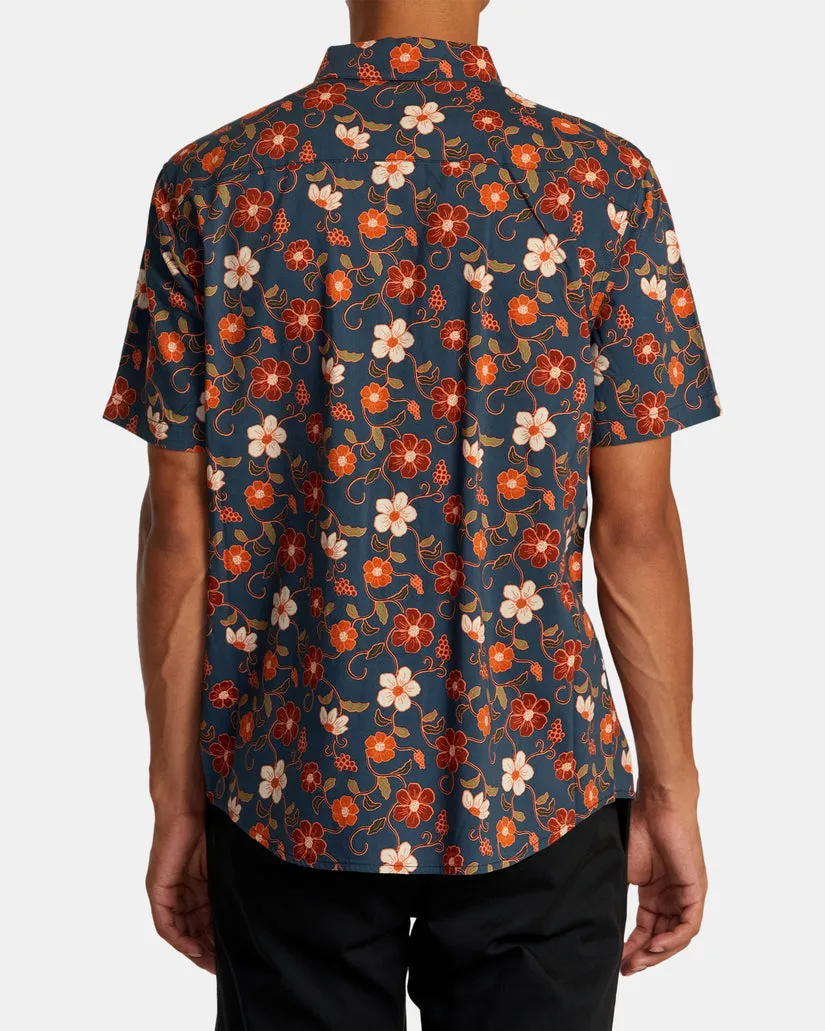 RVCA ANYTIME SHORT SLEEVE SHIRT - DUCK BLUE sold by Sun Diego Boardshops product image thumbnail 3