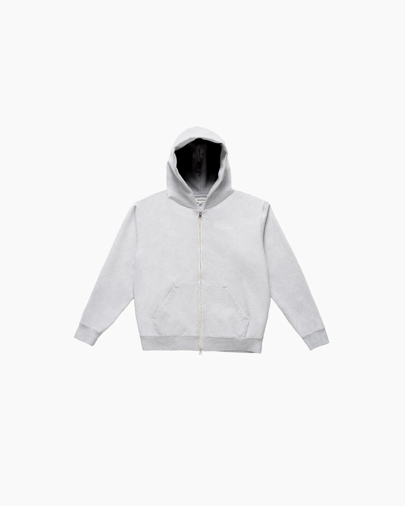 Tenore Logo Fleece Zip Hoodie - HEATHER GREY sold by Sun Diego Boardshops product image thumbnail 2