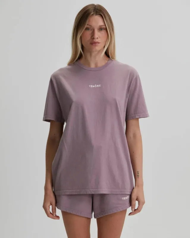 Tenore Logo Boyfriend Tee - ZINC sold by Sun Diego Boardshops