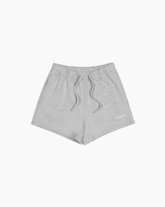 Tenore Logo Fleece Short - HEATHER GREY sold by Sun Diego Boardshops
