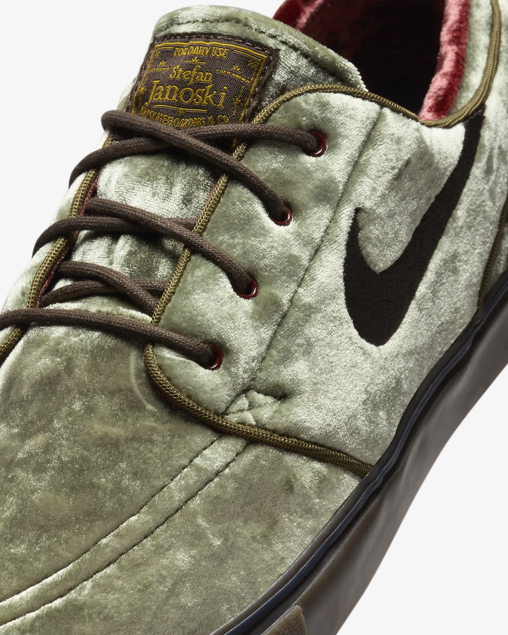 Nike Zoom Janoski OG+ SE - MEDIUM OLIVE/VELVET BROWN/BAROQUE BROWN sold by Sun Diego Boardshops product image thumbnail 3