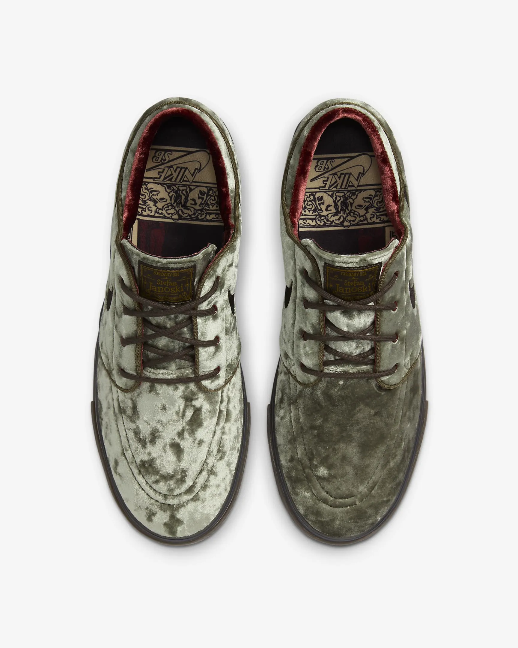 Nike Zoom Janoski OG+ SE - MEDIUM OLIVE/VELVET BROWN/BAROQUE BROWN sold by Sun Diego Boardshops product image thumbnail 2