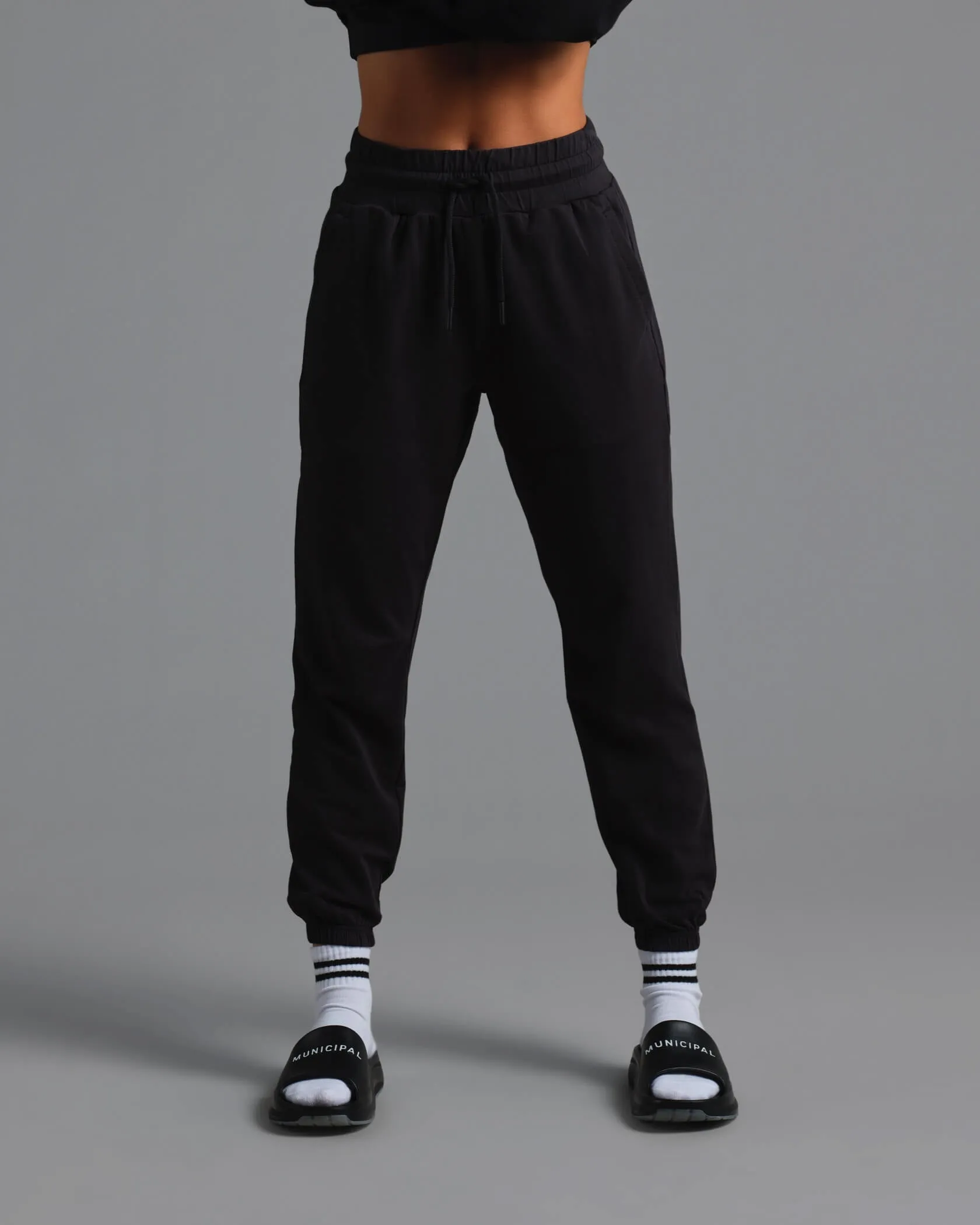 Municipal Women's SuperStretch Joggers - BLACK sold by Sun Diego Boardshops
