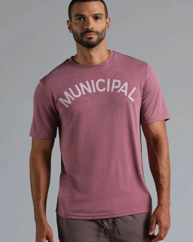 Municipal Origin SuperBlend T-Shirt - CARDINAL sold by Sun Diego Boardshops