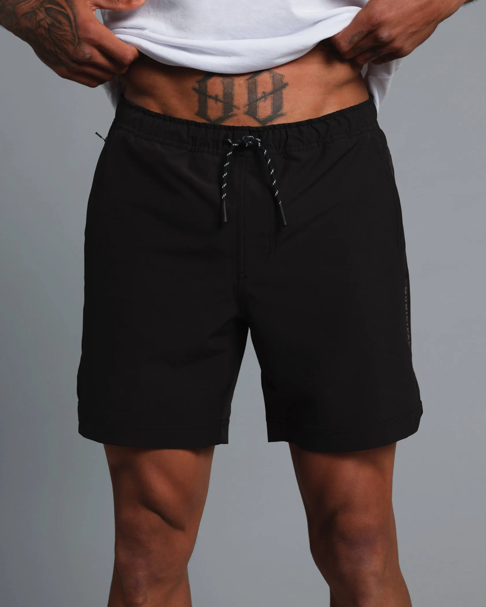 Municipal 4:AM Club Training Shorts - BLACK sold by Sun Diego Boardshops
