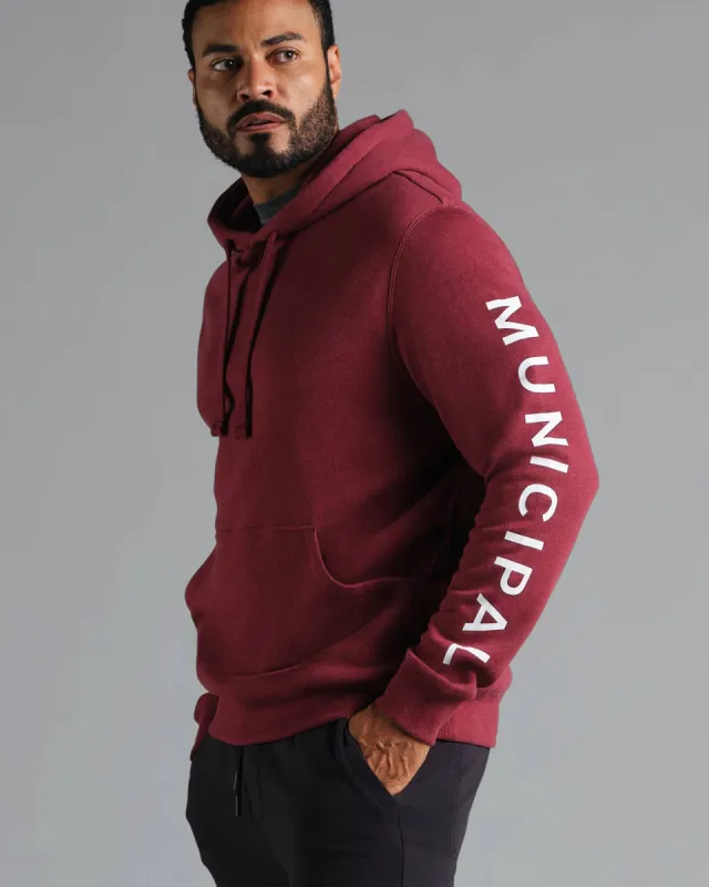 Municipal Gameday Hoodie - CARDINAL sold by Sun Diego Boardshops