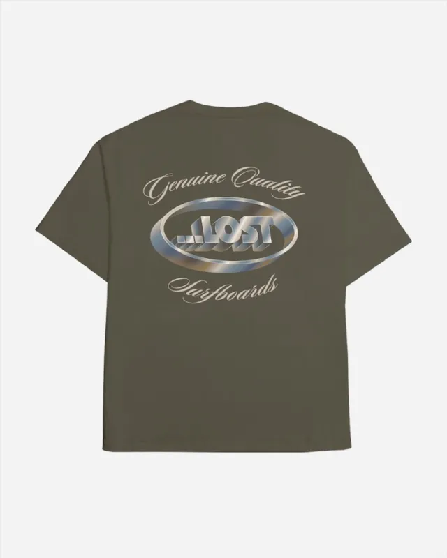 Lost ENTERPRISES GENUINE QUALITY BOXY TEE - DARK EARTH sold by Sun Diego Boardshops