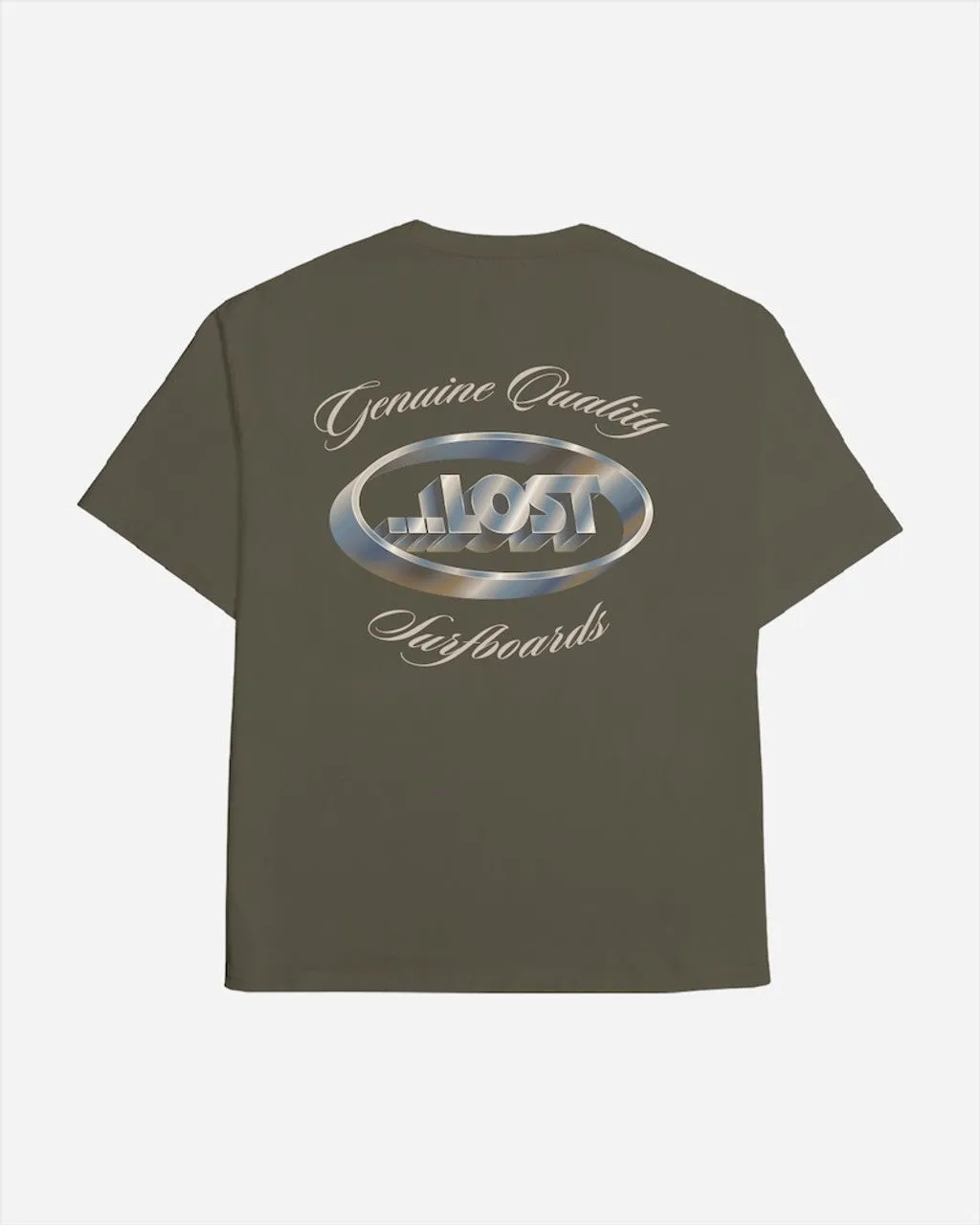 Lost ENTERPRISES GENUINE QUALITY BOXY TEE - DARK EARTH sold by Sun Diego Boardshops