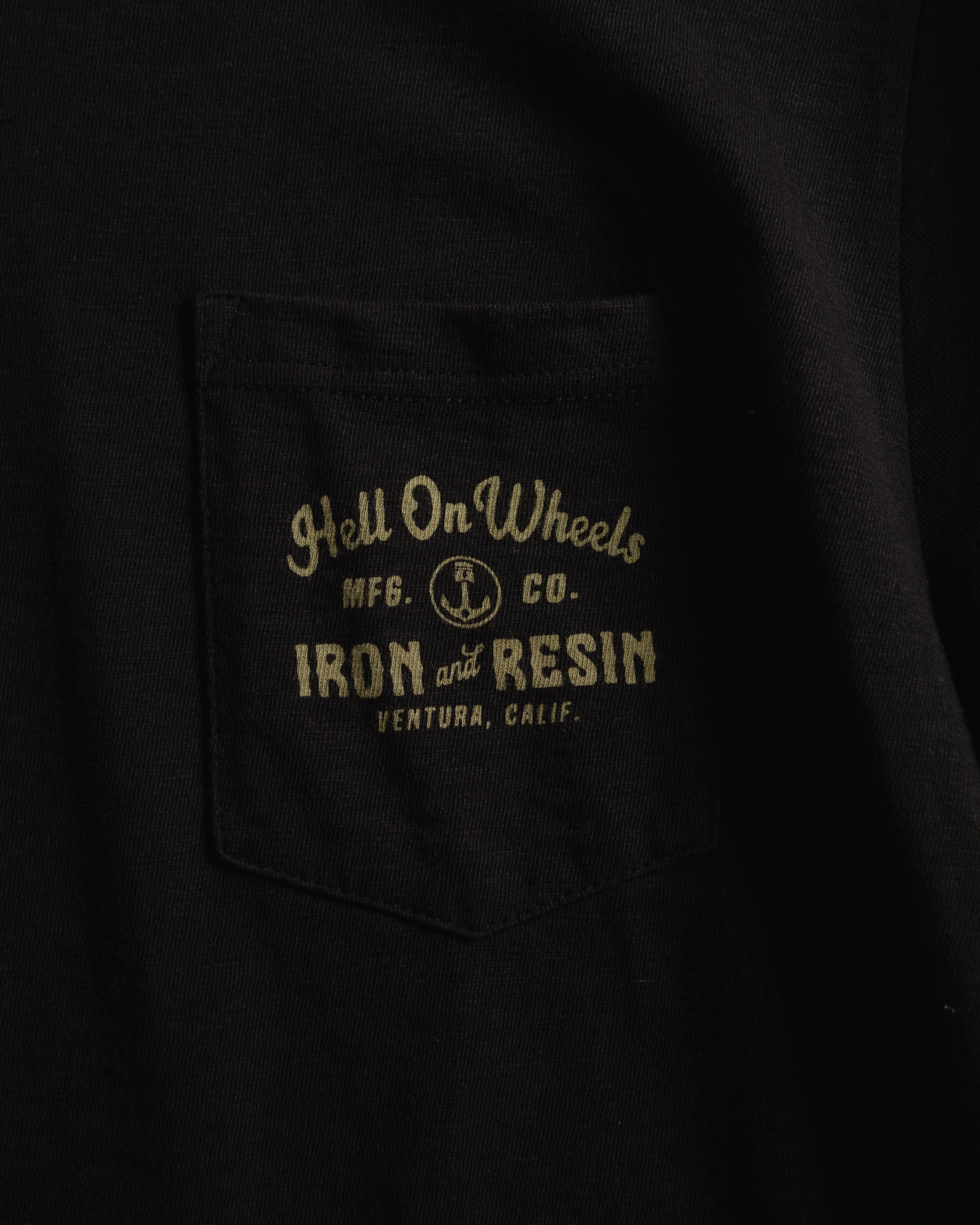 Iron & Resin Hell On Wheels Pocket Tee - BLACK sold by Sun Diego Boardshops product image thumbnail 4