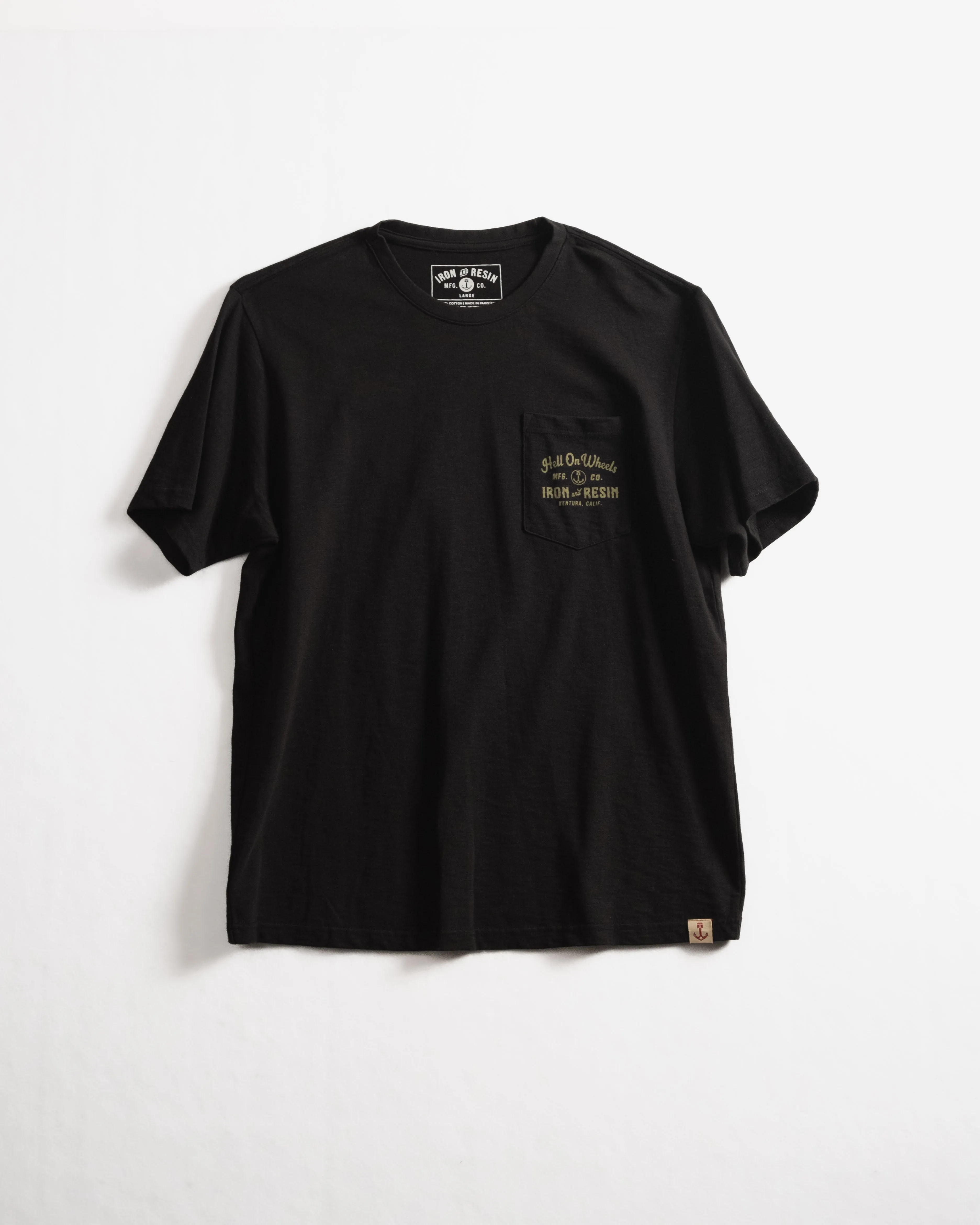 Iron & Resin Hell On Wheels Pocket Tee - BLACK sold by Sun Diego Boardshops product image thumbnail 2