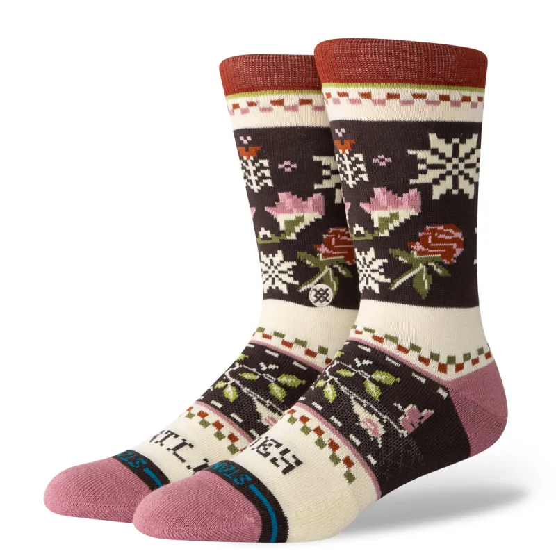 Stance Cotton Crew Medium Cushion Socks - DUSTY ROSE sold by Sun Diego Boardshops