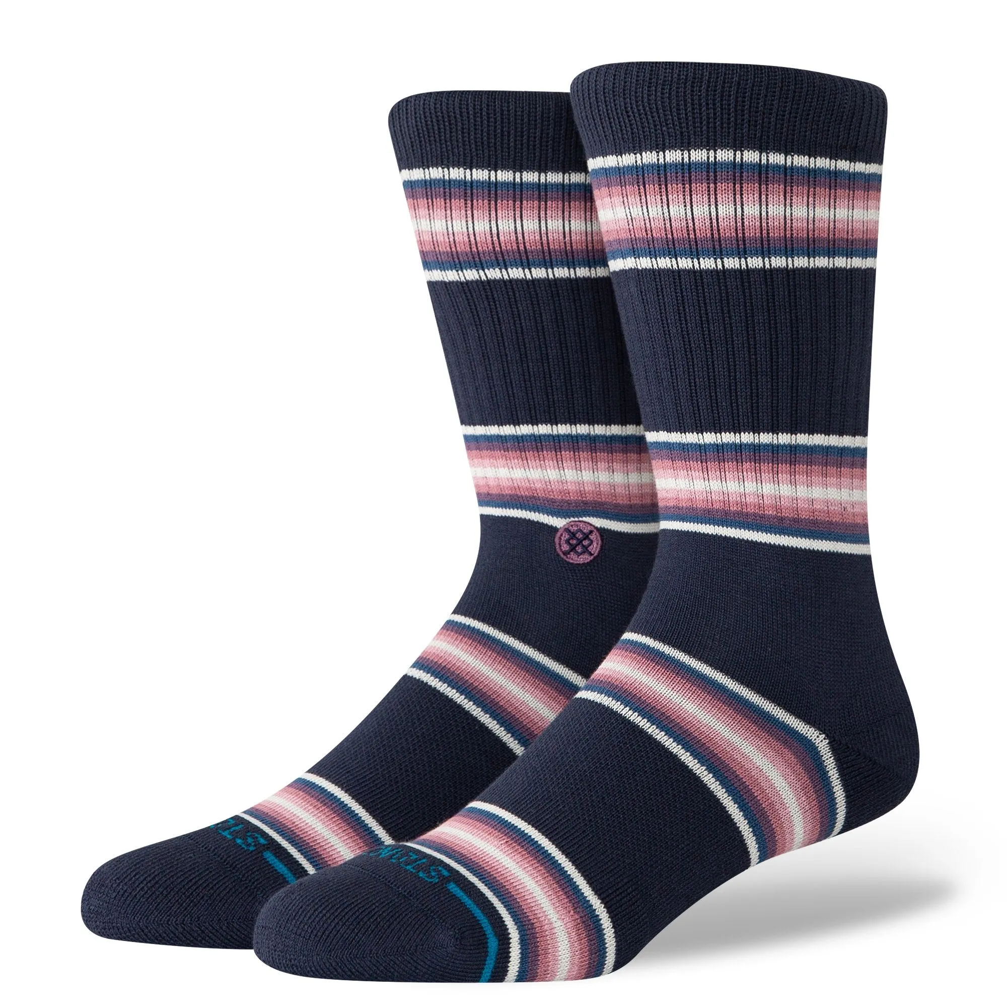 Stance Cotton Crew Medium Cushion Socks - NAVY sold by Sun Diego Boardshops