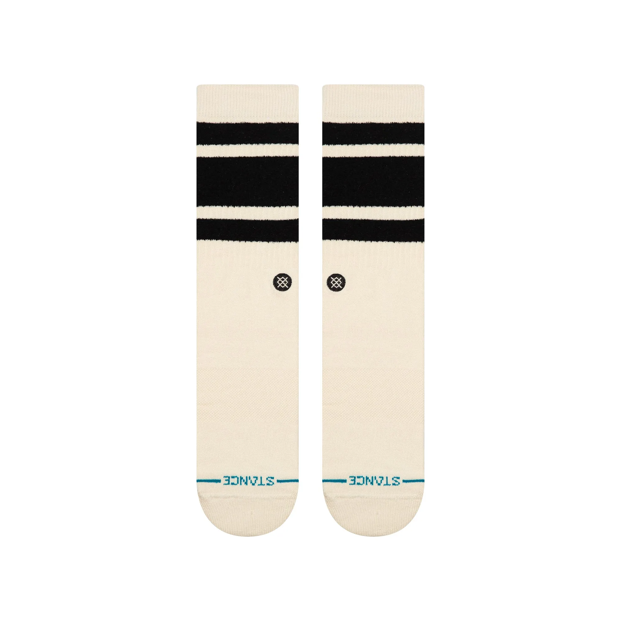 Stance Boyd Crew Socks - BLACK/WHITE sold by Sun Diego Boardshops product image thumbnail 2