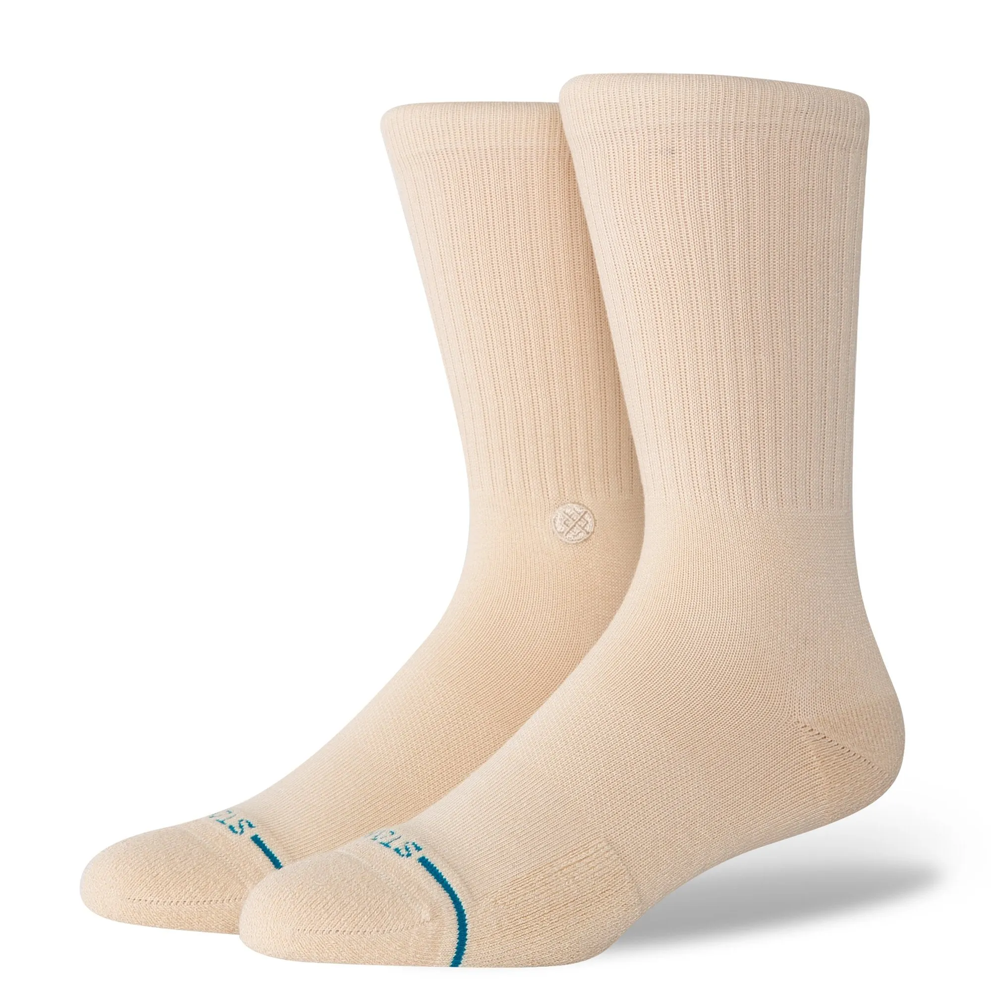 Stance Butter Blend Crew Medium Cushion Socks - TAN sold by Sun Diego Boardshops