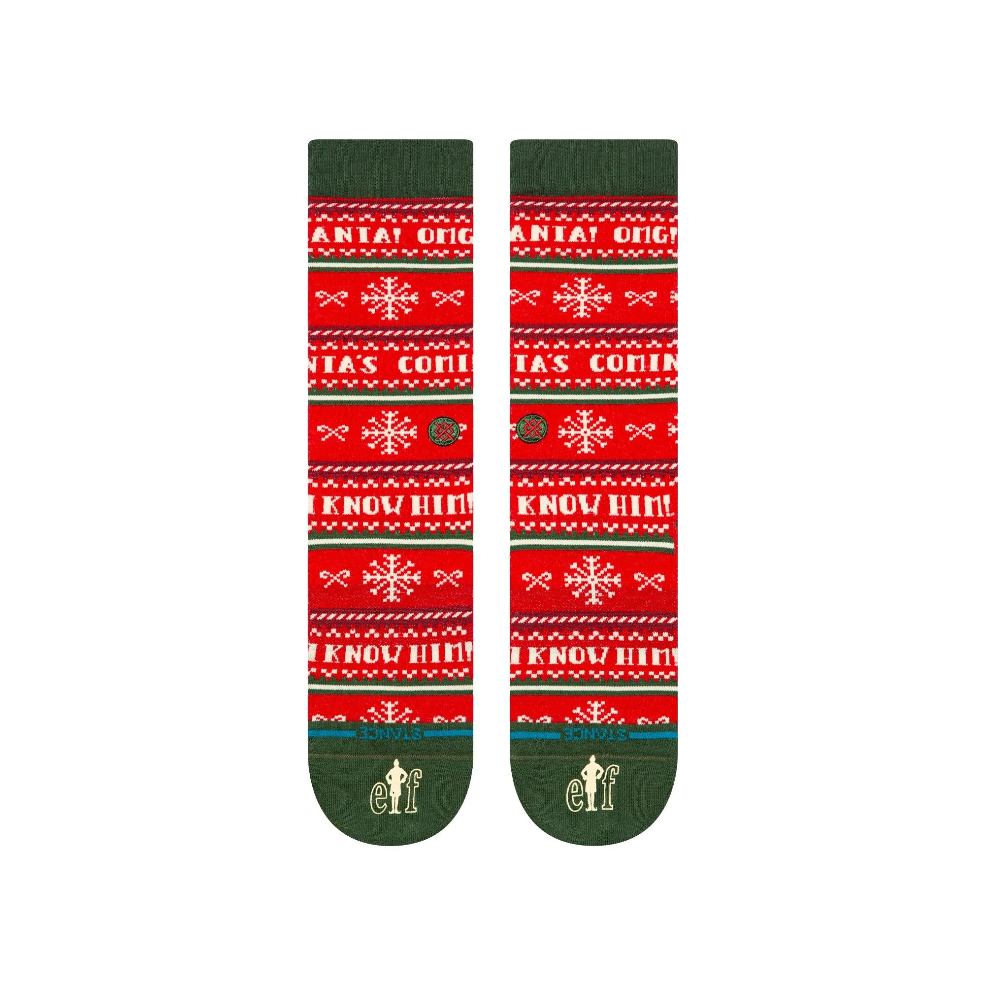 Stance Elf X Stance Crew Socks - RED sold by Sun Diego Boardshops product image thumbnail 2