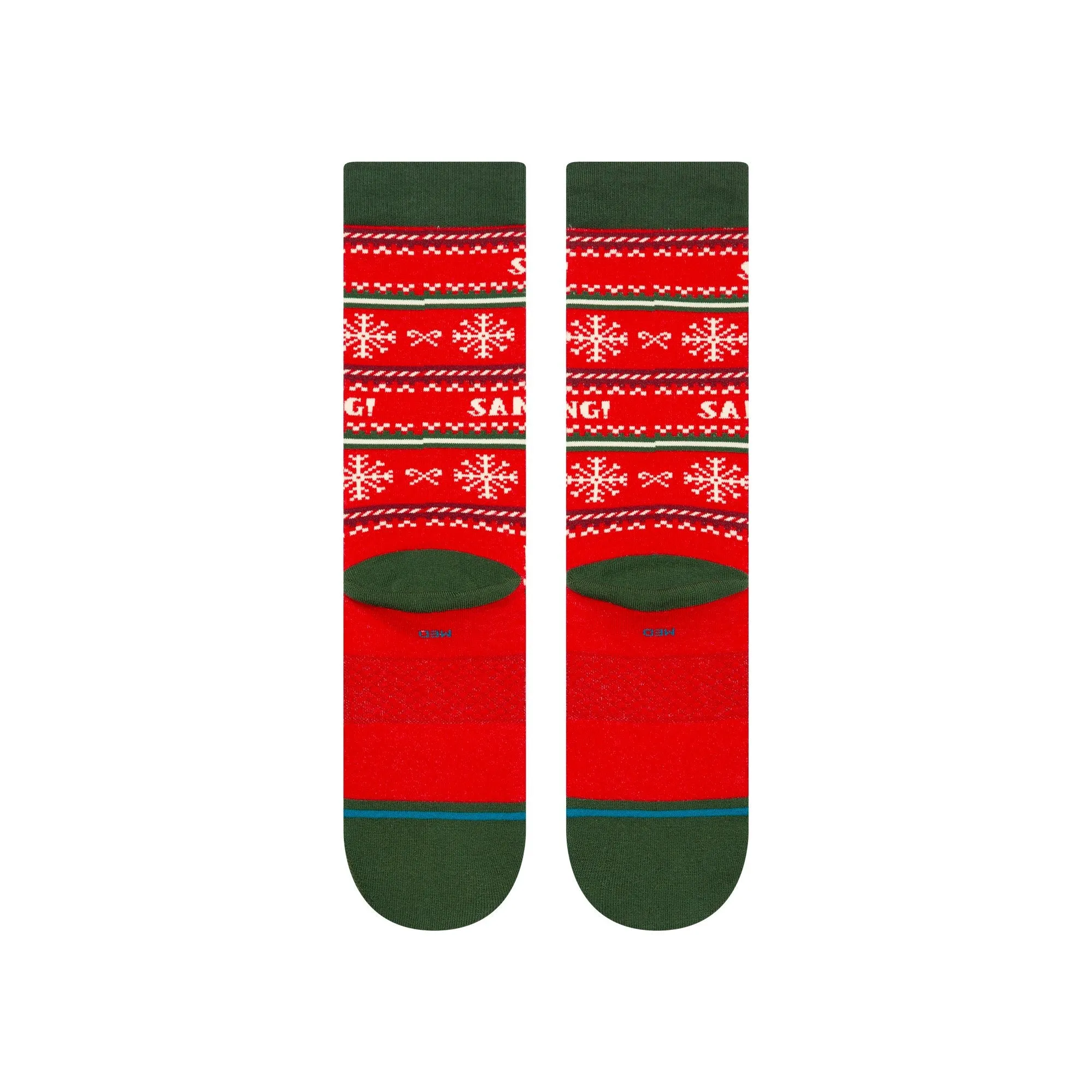 Stance Elf X Stance Crew Socks - RED sold by Sun Diego Boardshops product image thumbnail 3