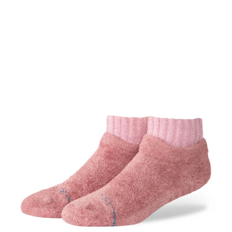 Stance Cozy Slipper Quarter Socks - DUSTY ROSE sold by Sun Diego Boardshops
