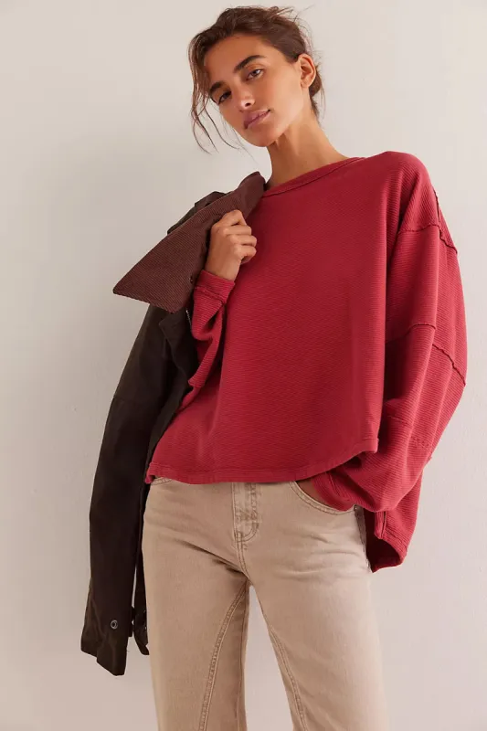 Free People We The Free Total Eclipse Tee - RUBIES sold by Sun Diego Boardshops