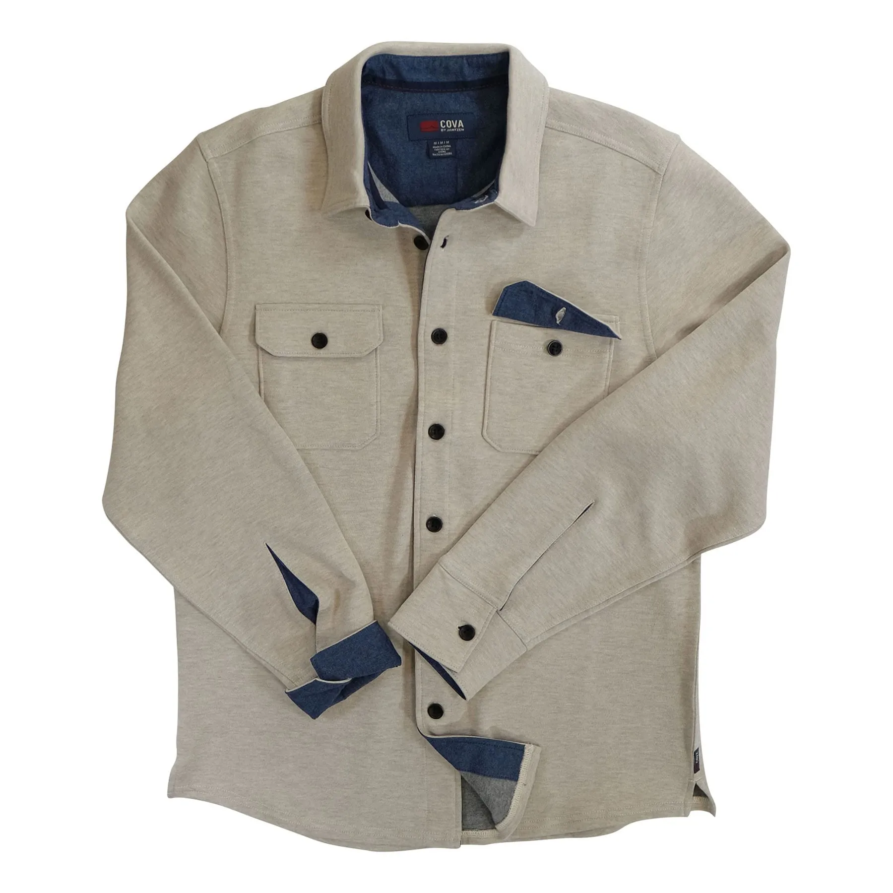 Cova OUTERBANKS FLEECE - STONE sold by Sun Diego Boardshops