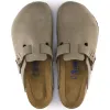 Birkenstock Women's Boston Soft Footbed - TAUPE SUEDE sold by Sun Diego Boardshops