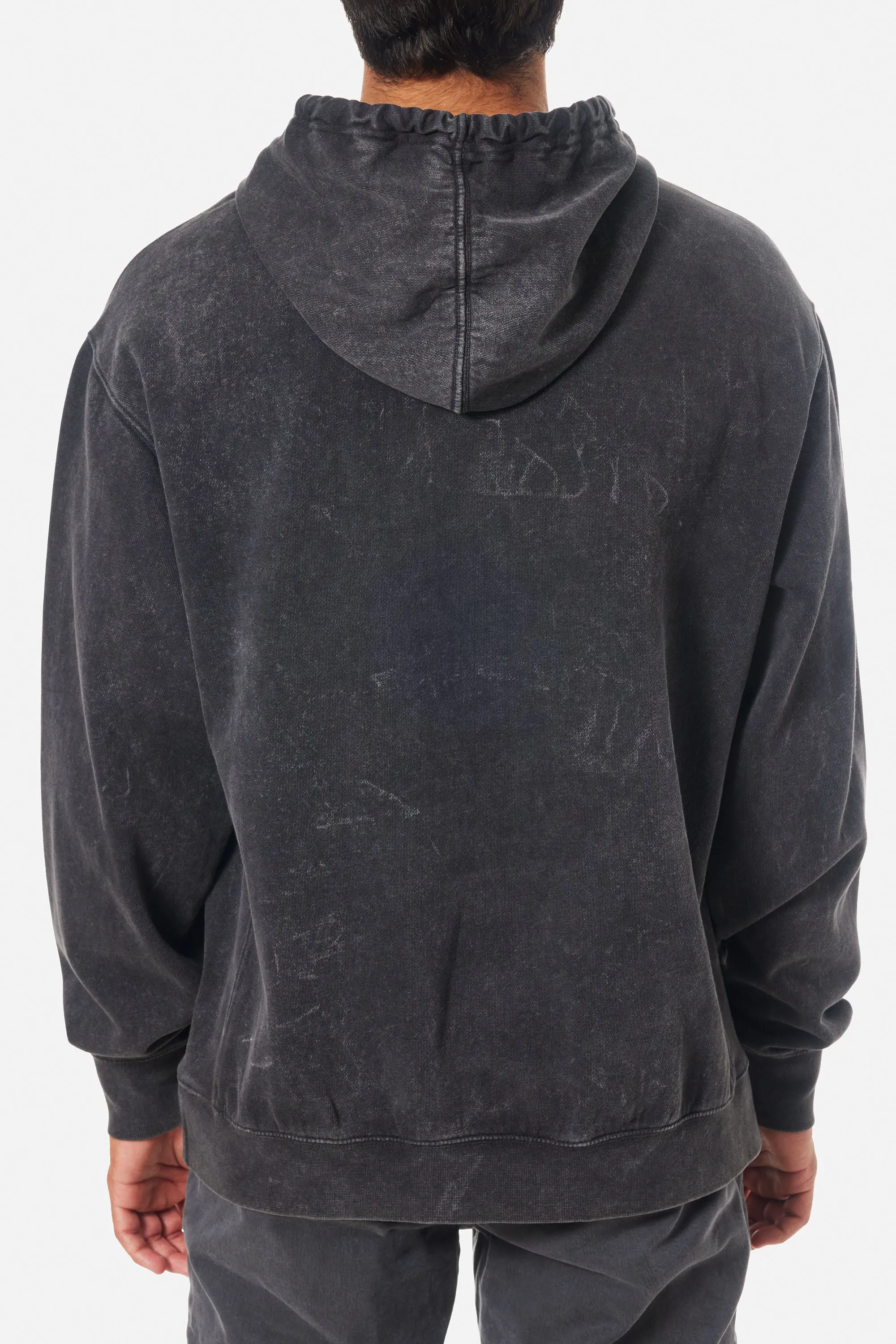 KATIN EMBROIDERED HOODIE - BLACK SAND WASH sold by Sun Diego Boardshops product image thumbnail 2