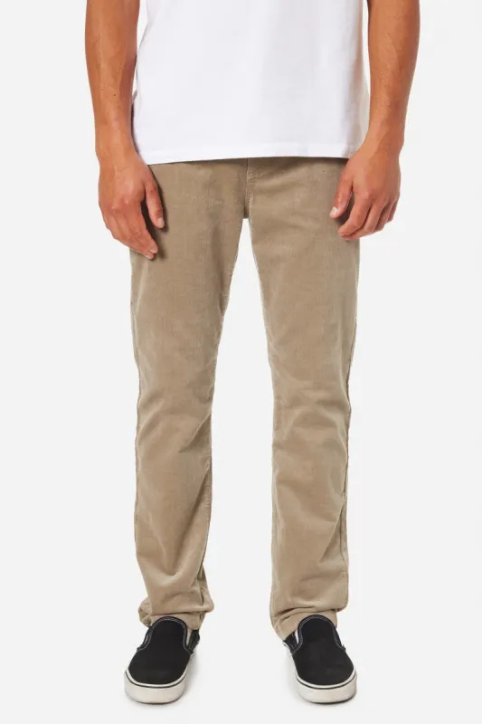 KATIN PIPELINE CORDUROY PANT - VINTAGE KHAKI sold by Sun Diego Boardshops